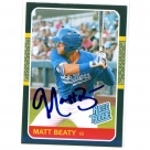 Matt Beaty autograph